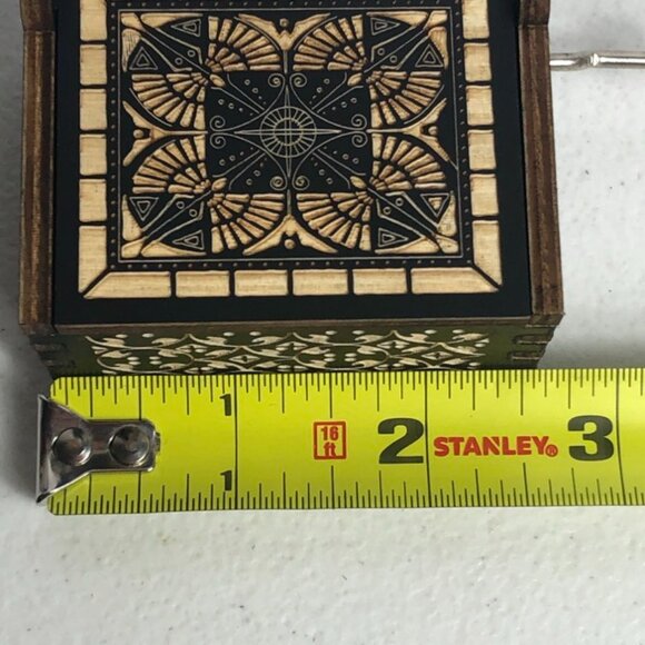 Totoro Cat Bus Hand Crank Wooden Music Box Anime Musical Mei - Picture 11 of 11